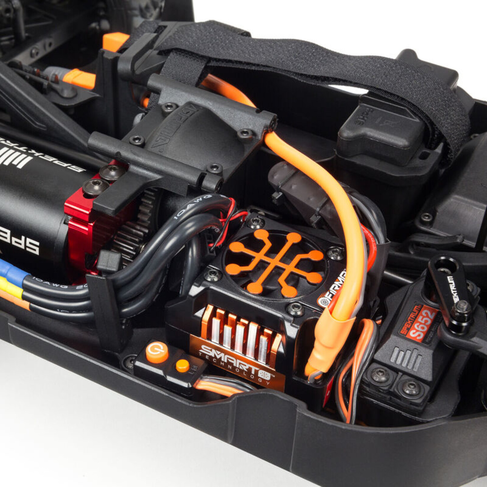 Arrma 1/8 TYPHON 6S BLX 4WD Brushless Buggy with Spektrum RTR - Red/Grey V5