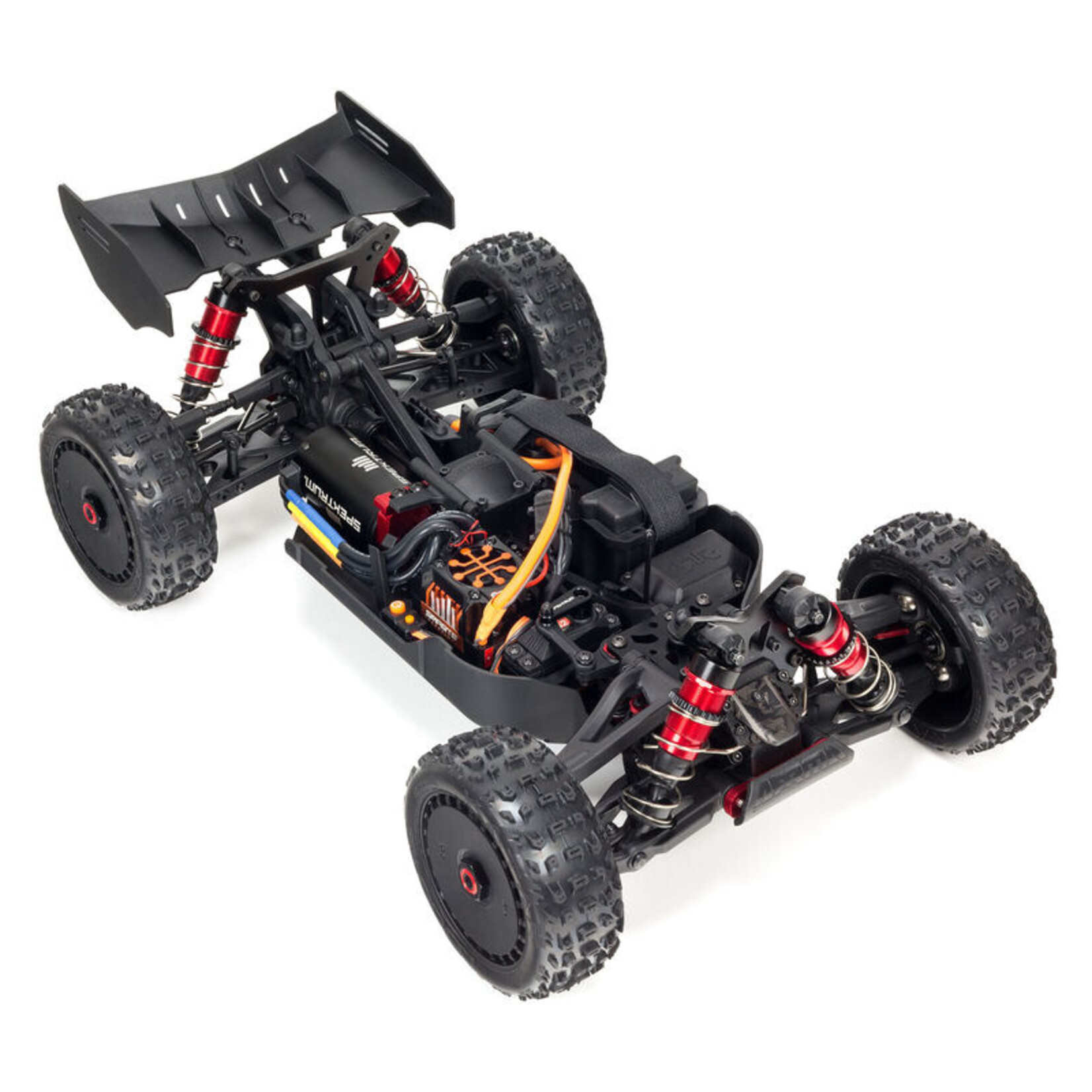 Arrma 1/8 TYPHON 6S BLX 4WD Brushless Buggy with Spektrum RTR - Red/Grey V5