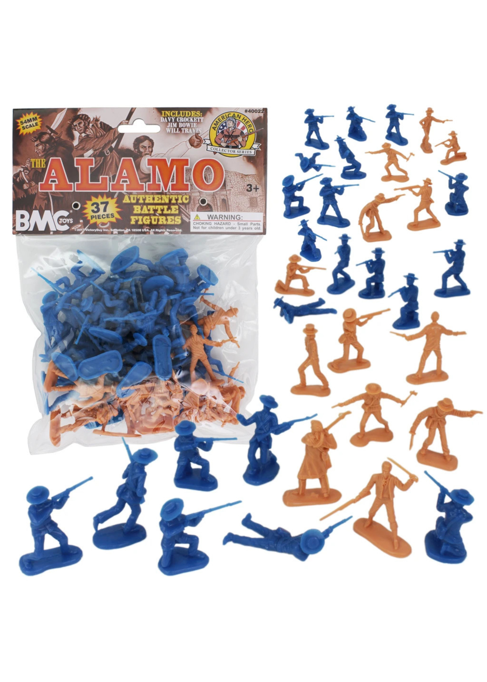 Stevens International 40022 - The Alamo Plastic Army Men - 37 Piece