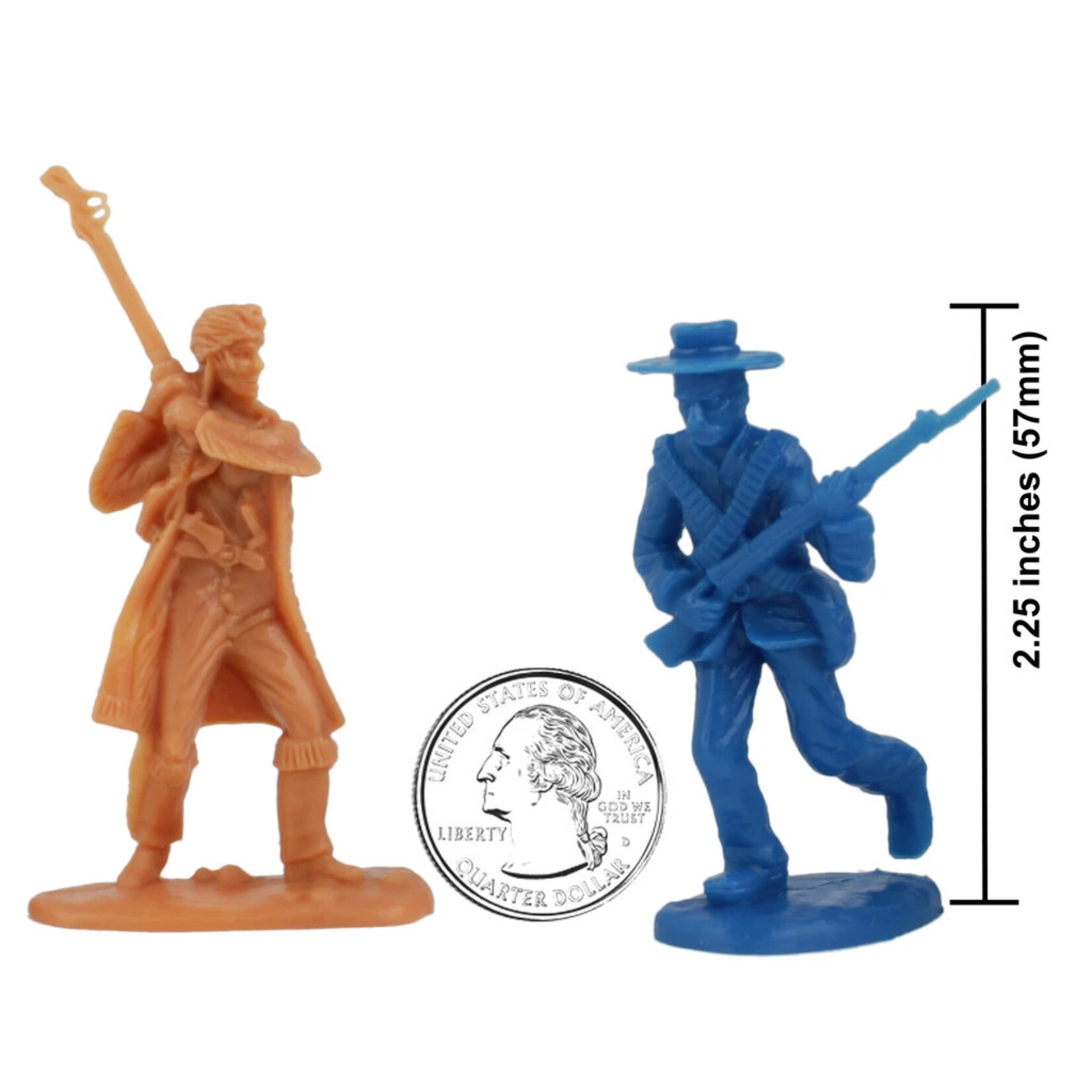 Stevens International 40022 - The Alamo Plastic Army Men - 37 Piece