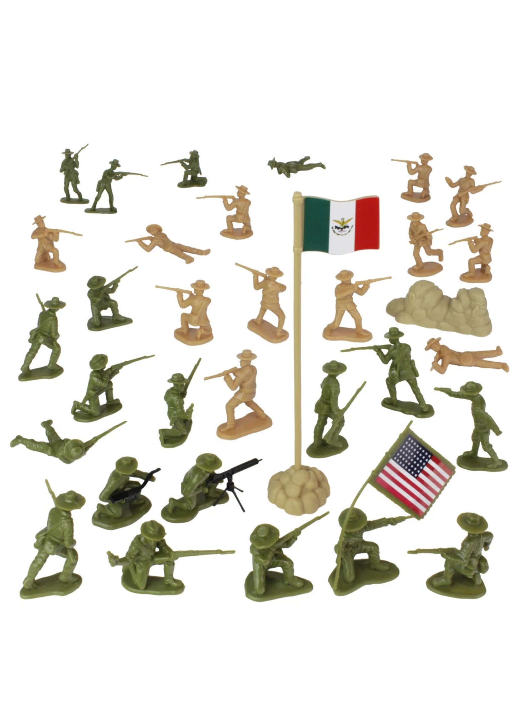 BMC 40038 - Border Wars US Army Vs. Mexican Villistas - 34 Piece