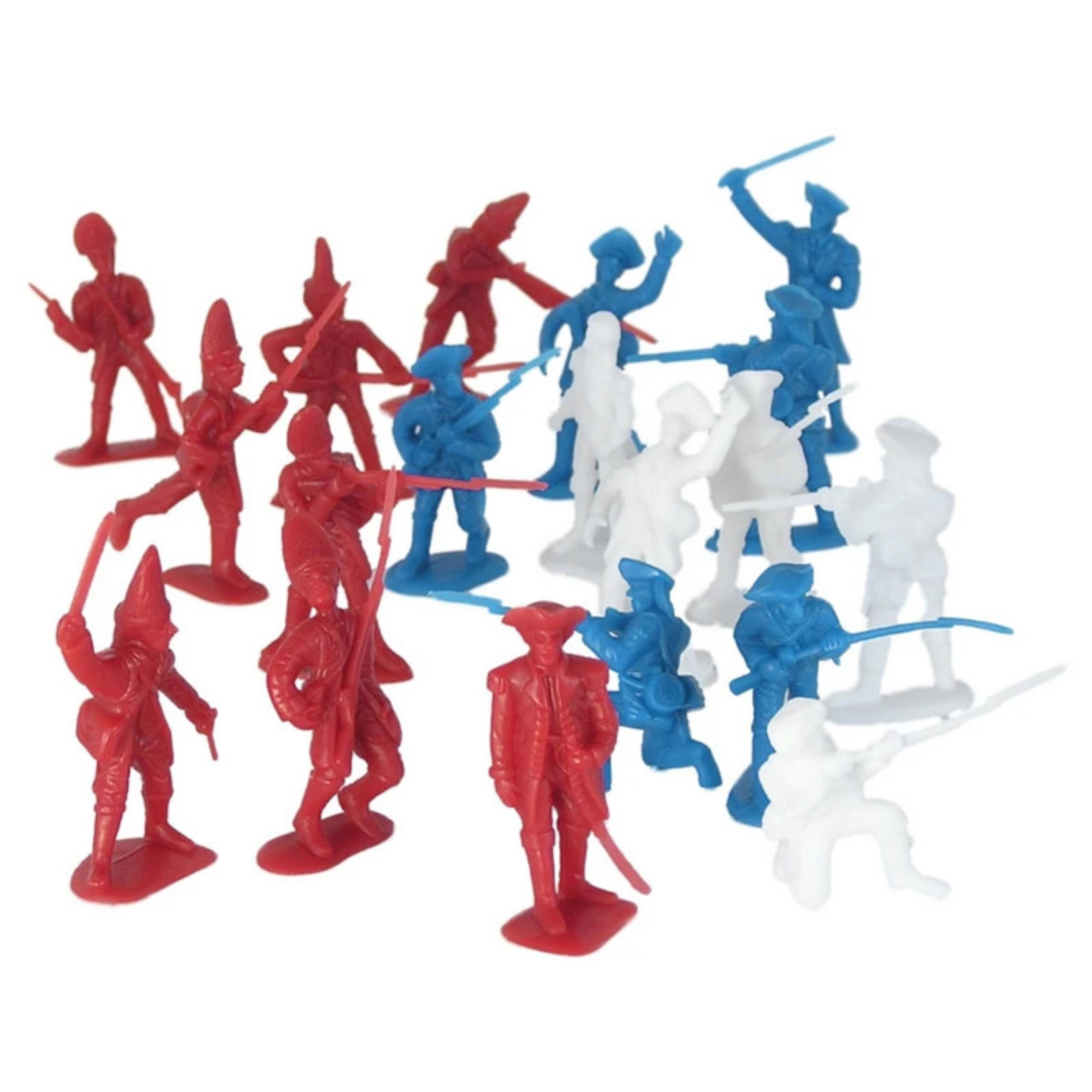 BMC 40023 - Revolutionary War Plastic Army Men - 34 Piece