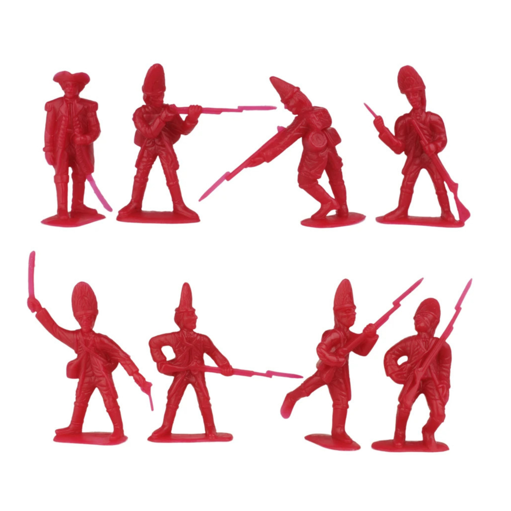 BMC 40023 - Revolutionary War Plastic Army Men - 34 Piece