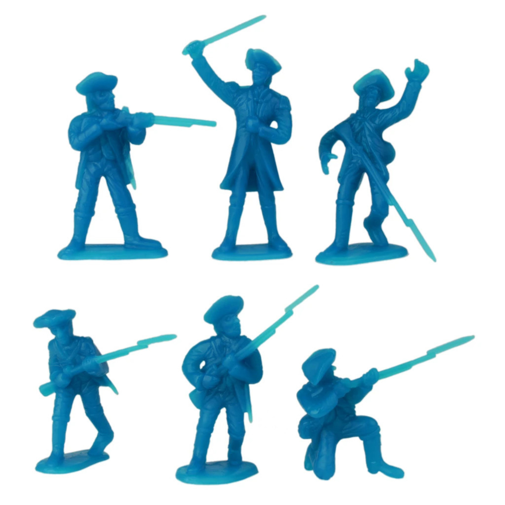 BMC 40023 - Revolutionary War Plastic Army Men - 34 Piece