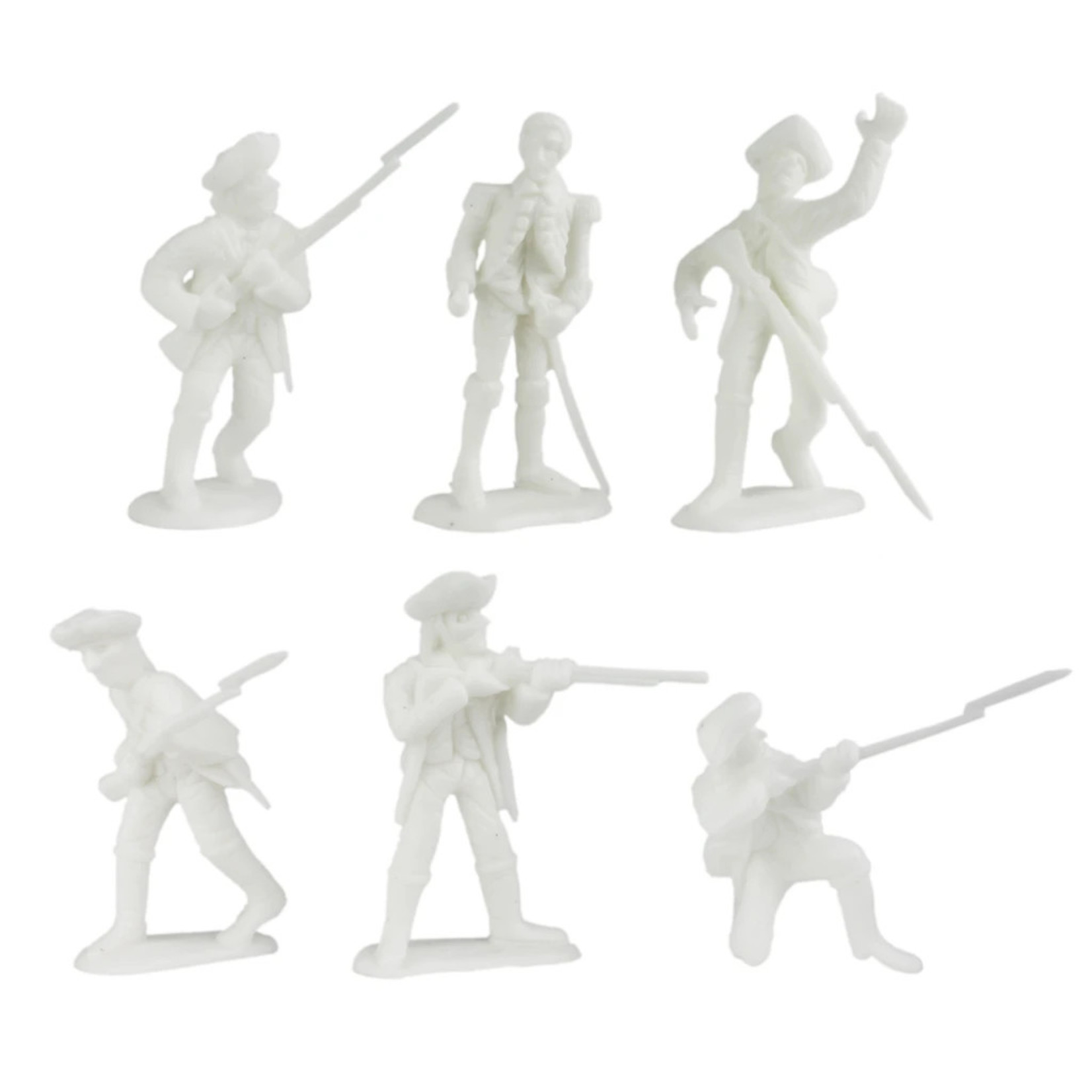 BMC 40023 - Revolutionary War Plastic Army Men - 34 Piece