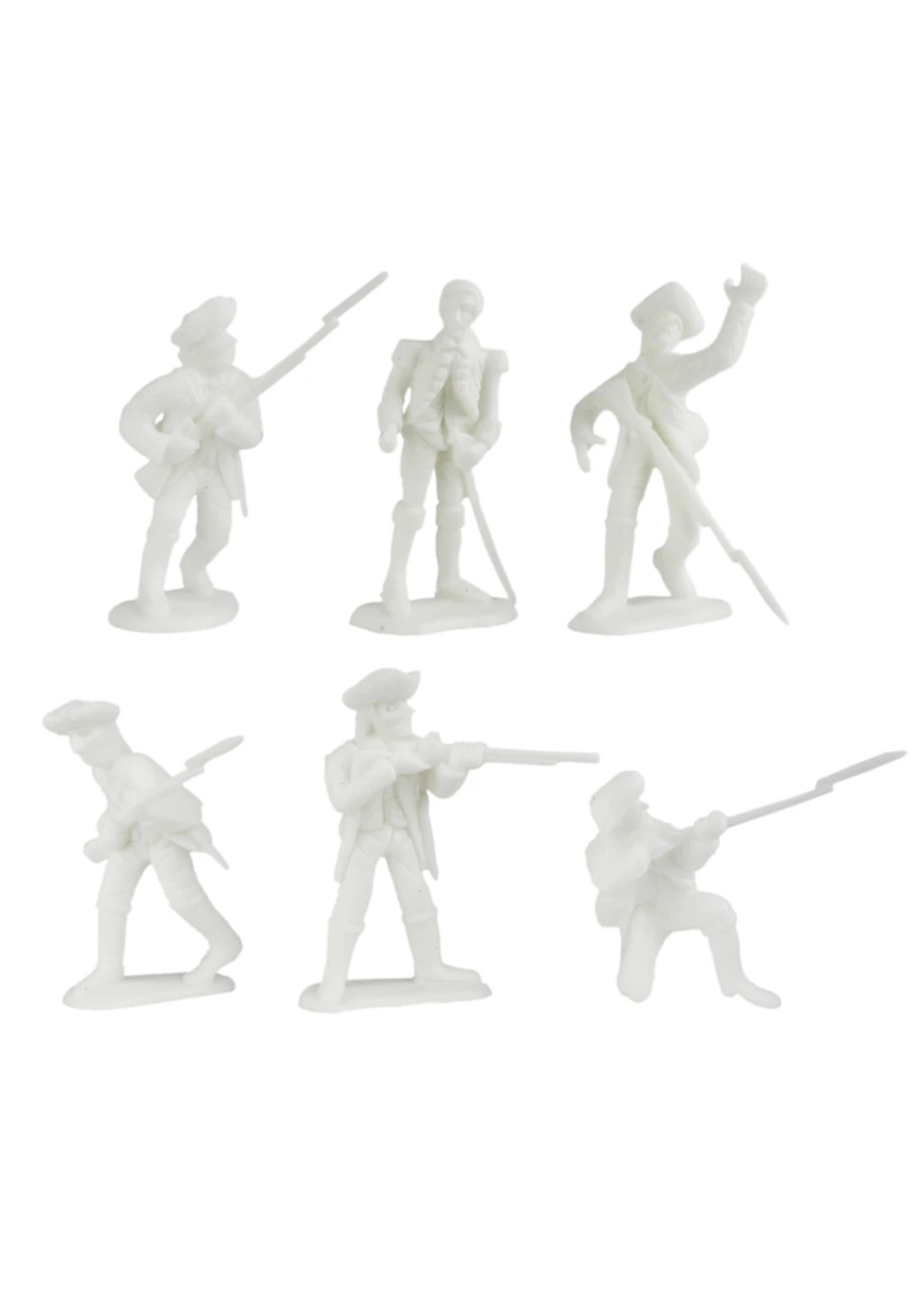 BMC 40023 - Revolutionary War Plastic Army Men - 34 Piece