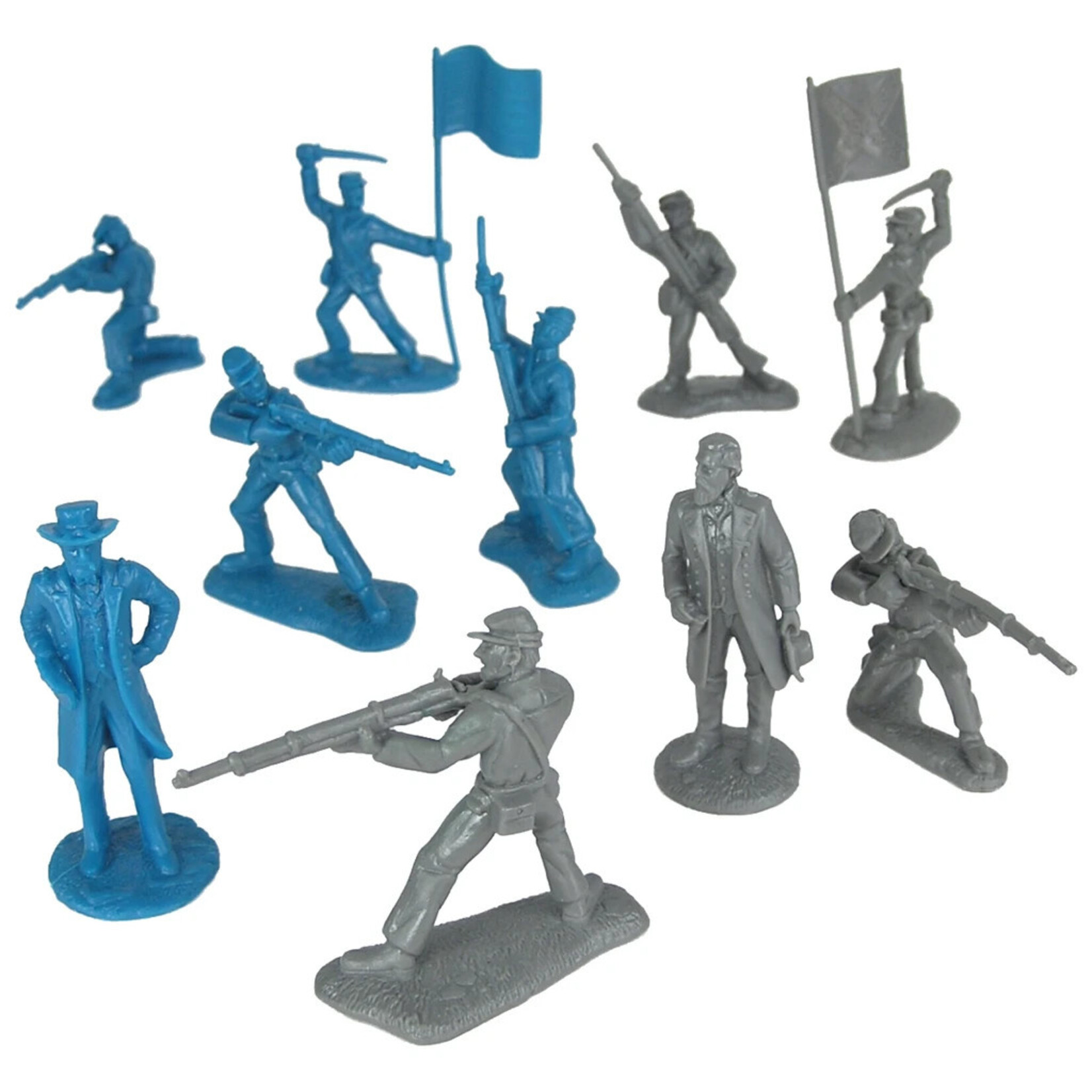 BMC 40028 - Civil War Battle of Appomattox Plastic Army Men - 26 Piece