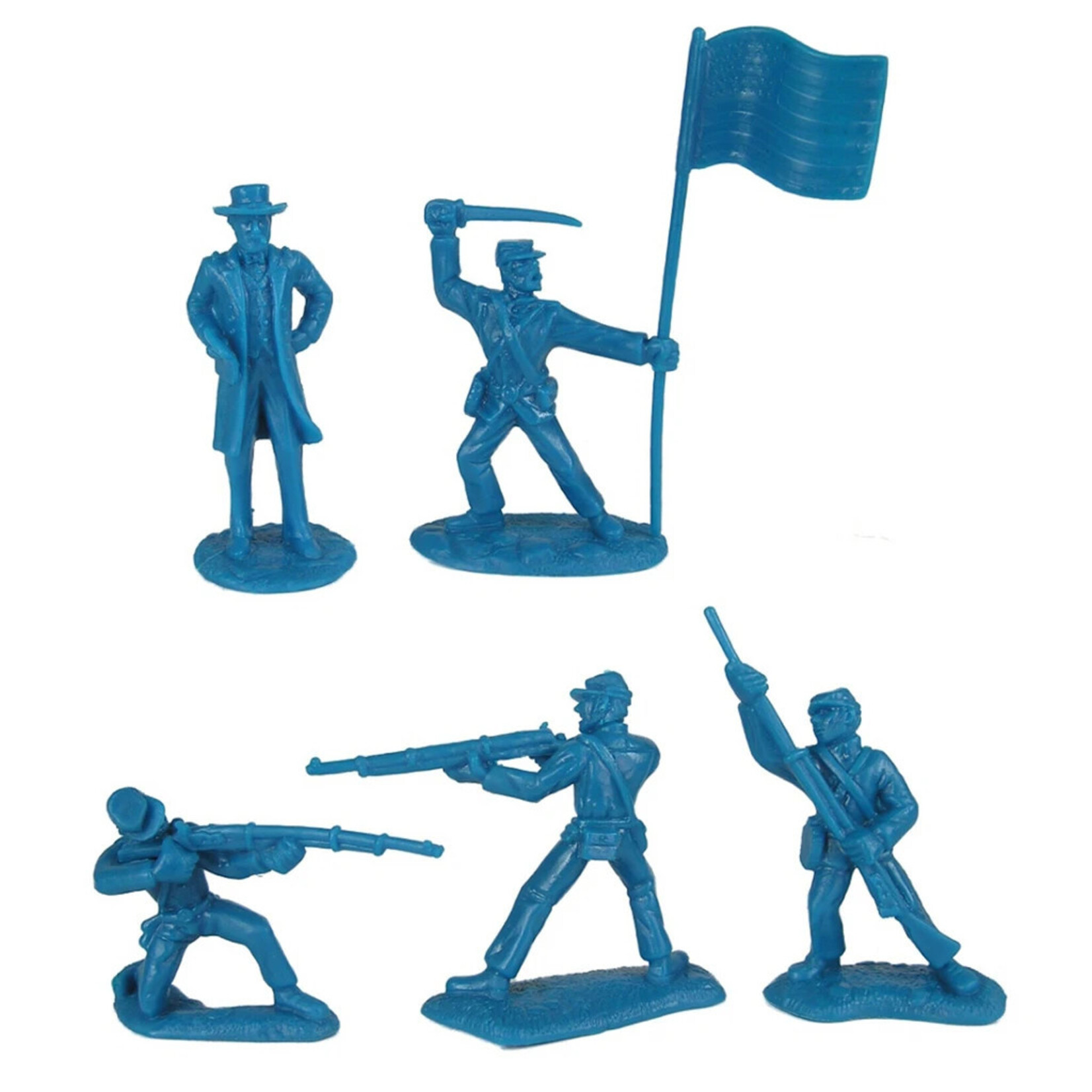 BMC 40028 - Civil War Battle of Appomattox Plastic Army Men - 26 Piece