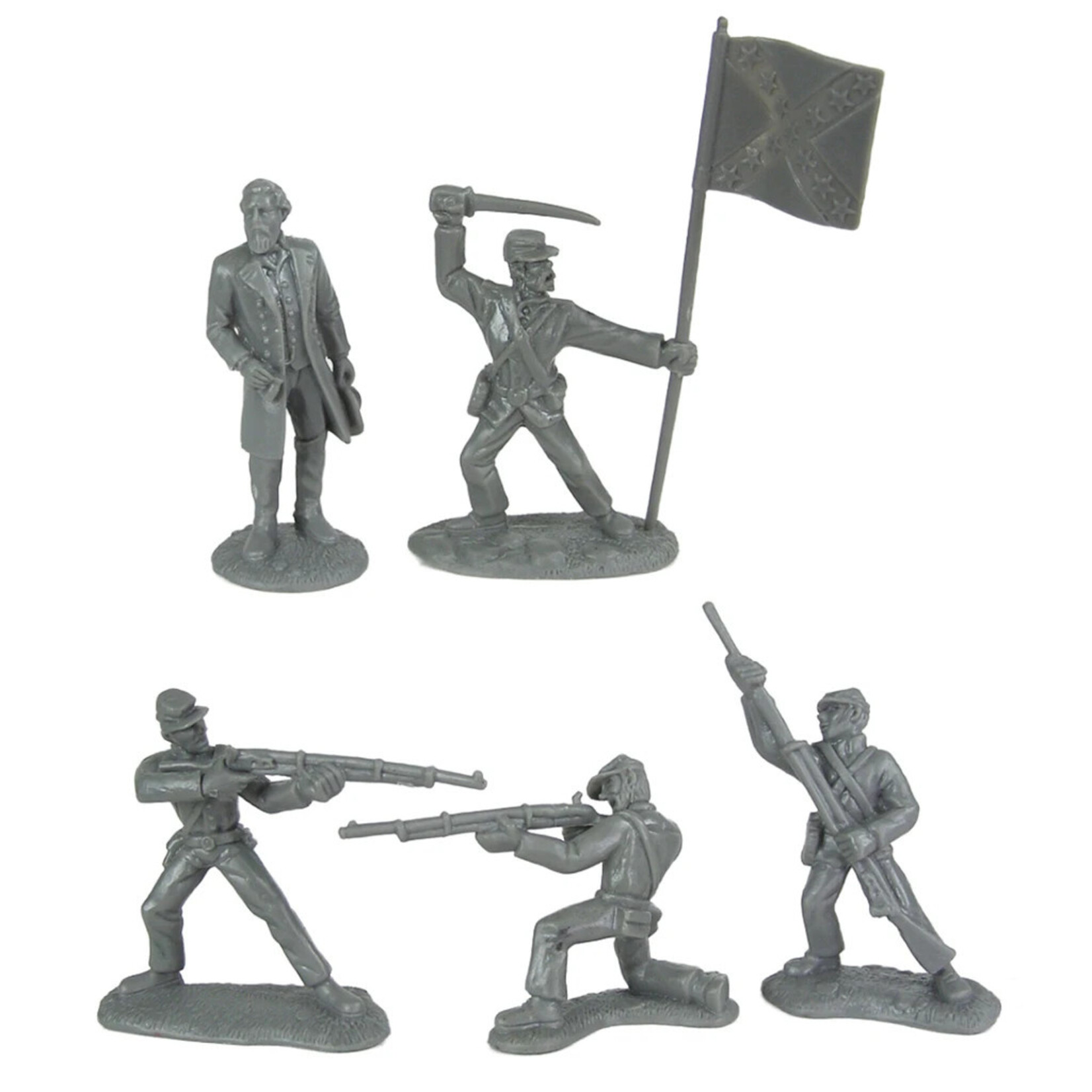 BMC 40028 - Civil War Battle of Appomattox Plastic Army Men - 26 Piece