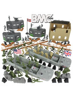 BMC 40009 - WWII D-Day Plastic Army Men - 114 Piece