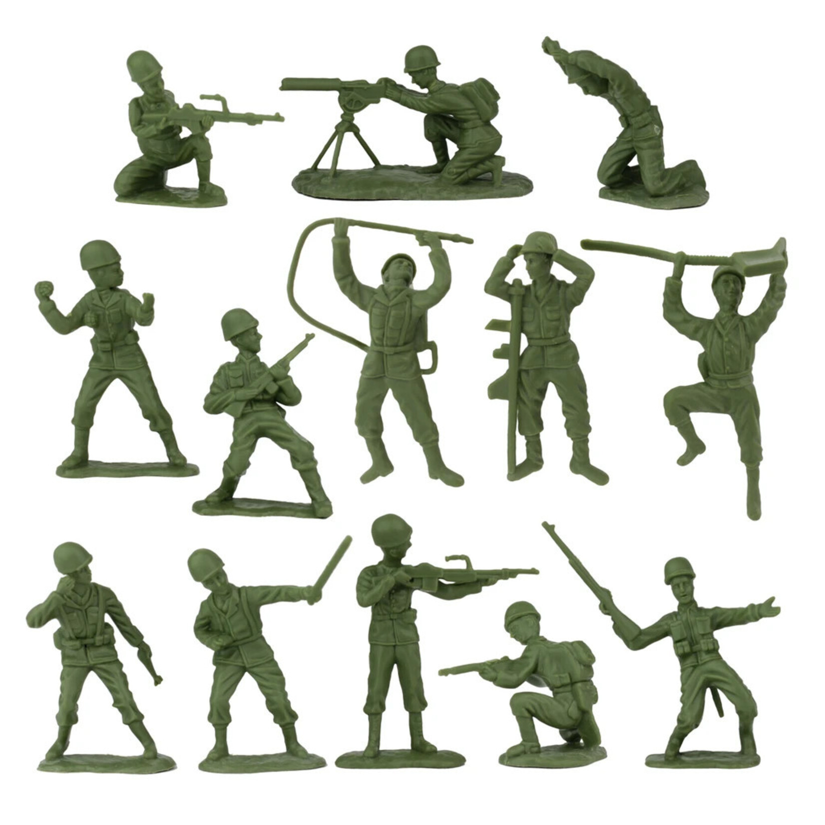 BMC 40009 - WWII D-Day Plastic Army Men - 114 Piece