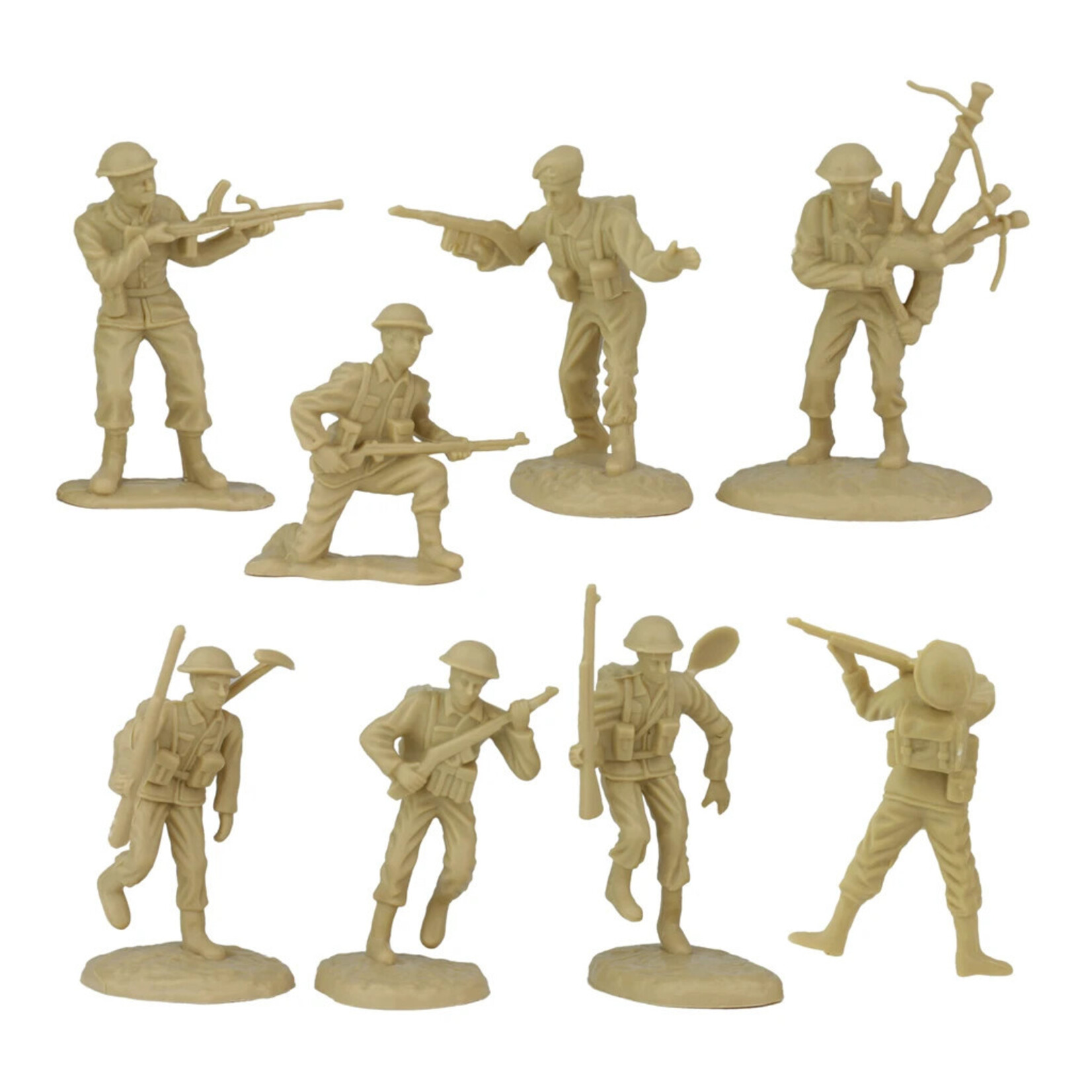 BMC 40009 - WWII D-Day Plastic Army Men - 114 Piece