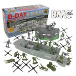 Stevens International 40027 - WWII D-Day Plastic Army Men Utah Beach - 40 Piece