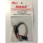 MPI MPI 3140 - Futaba J 12'' Extension with Heavy Duty Silicone Wire