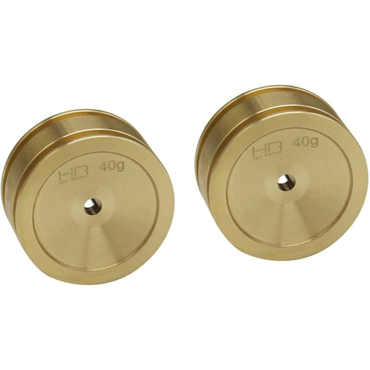 HRASXTF265H - Brass Wheel for Axial SCX24 - 2 Piece