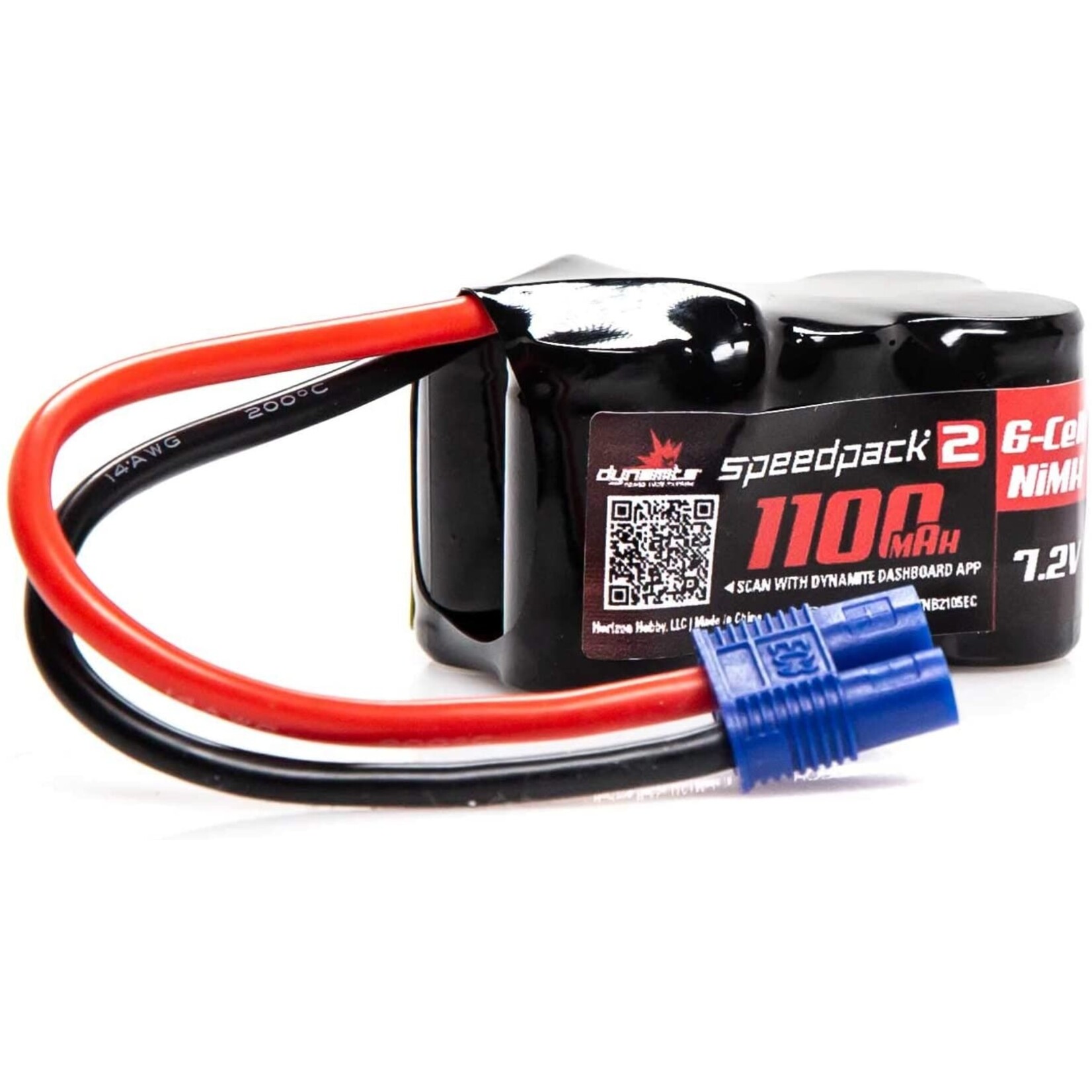 Dynamite DYNB2105EC - 7.2V 1100mAh 6 Cell NiMh 3+3 - EC3