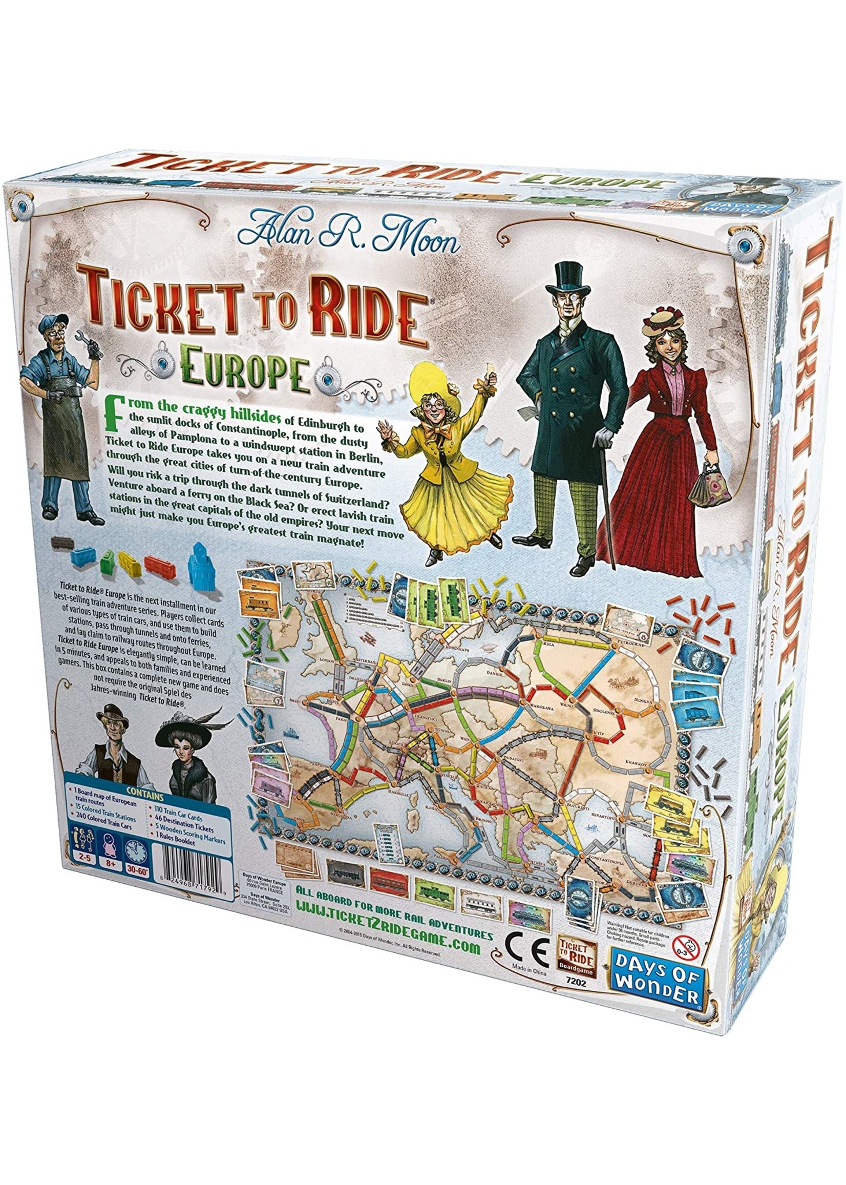 Asmodee Ticket To Ride: Europe
