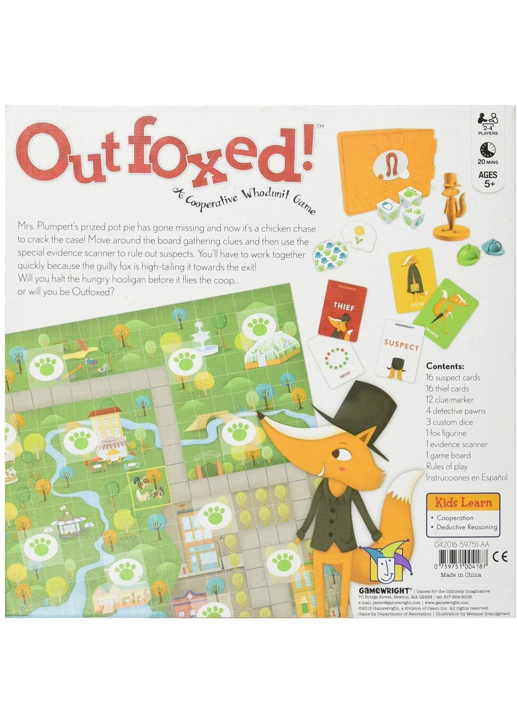 Gamewright Outfoxed!