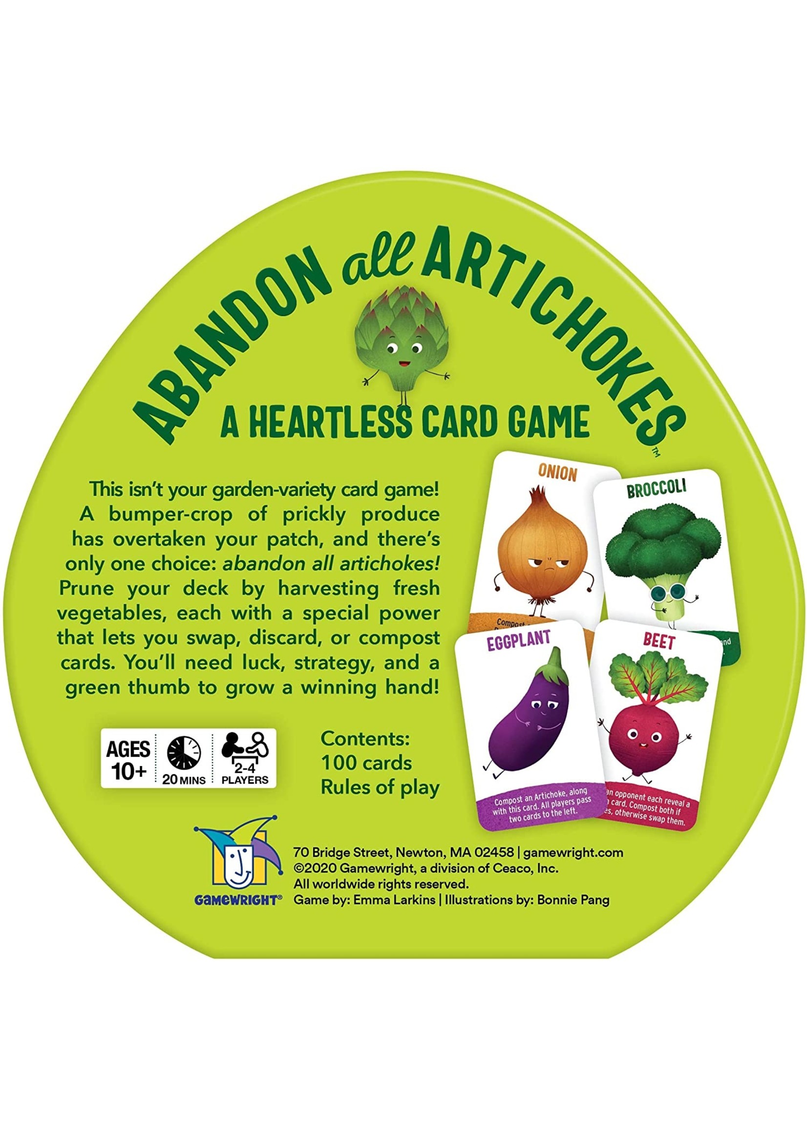 Gamewright Abandon All Artichokes