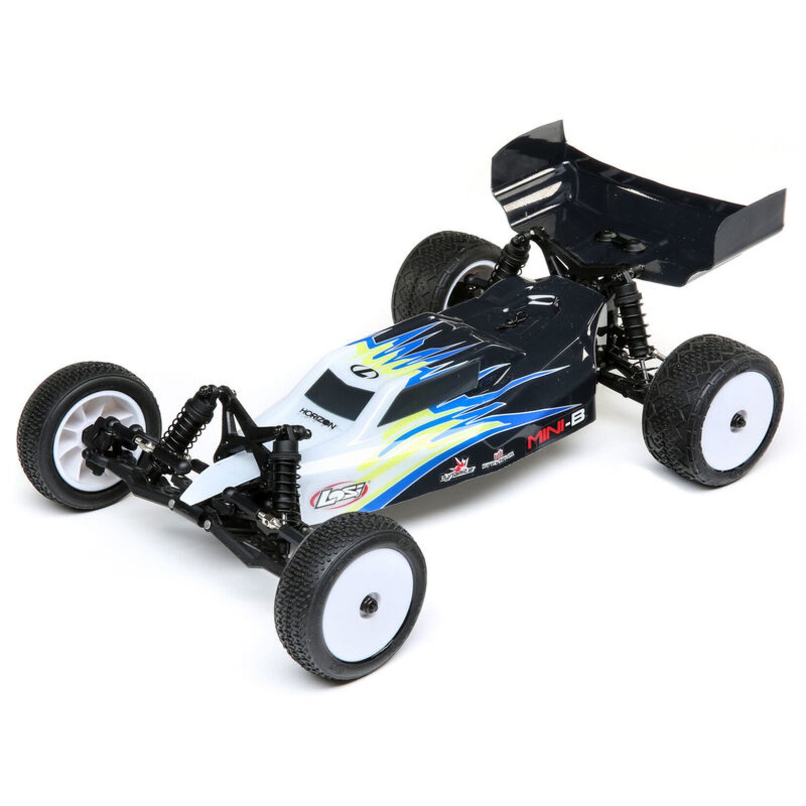 Losi 1/16 Mini-B Brushed 2WD RTR Buggy - Black/White