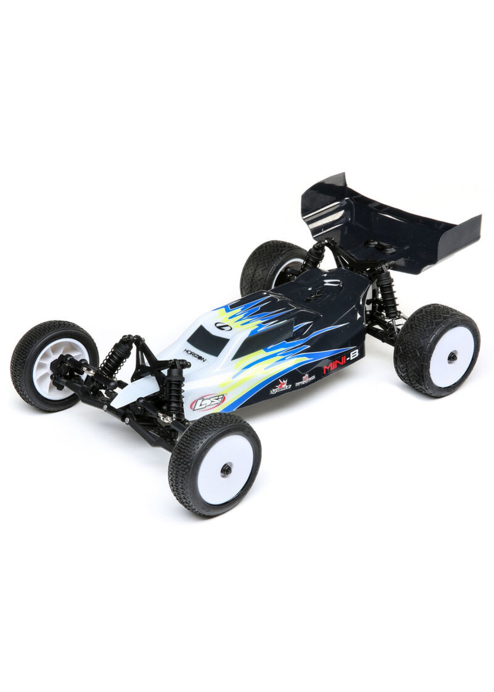 Losi 1/16 Mini-B Brushed 2WD RTR Buggy - Black/White