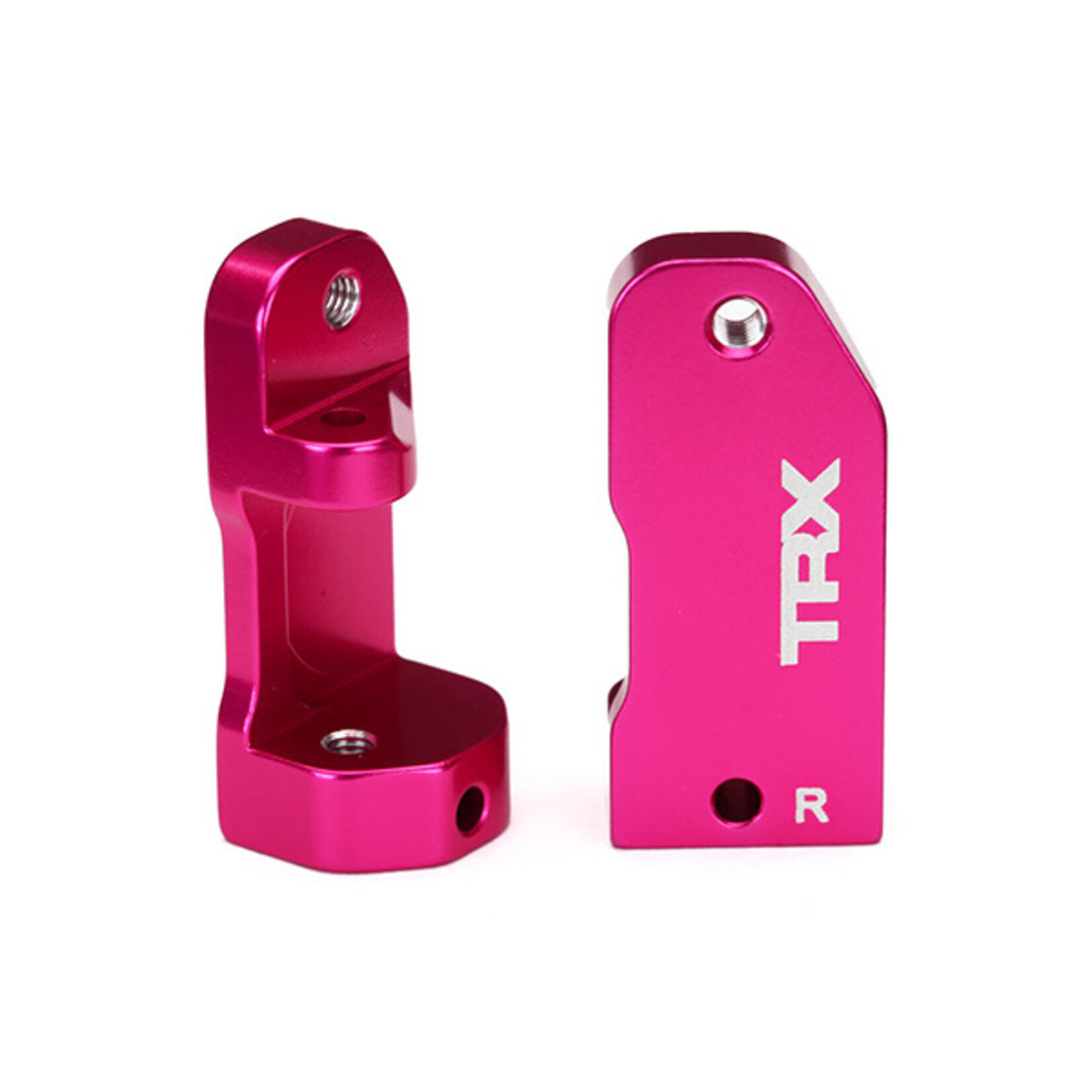 Traxxas 3632P - Aluminum Caster Blocks, 30 Degree - Pink
