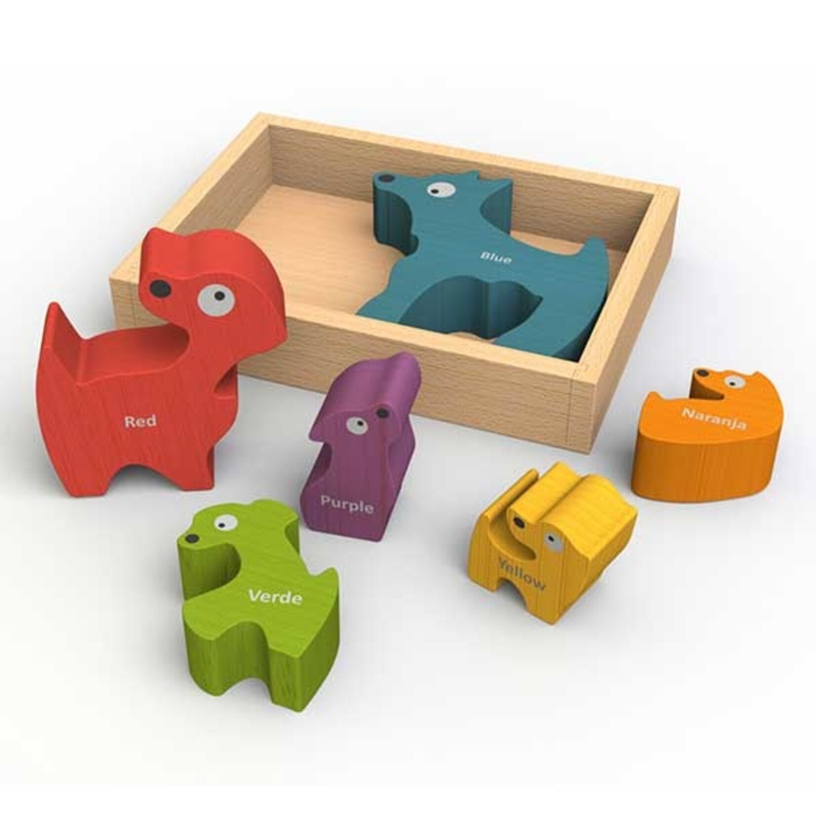 Begin Again Dog Family - 6 Piece Puzzle