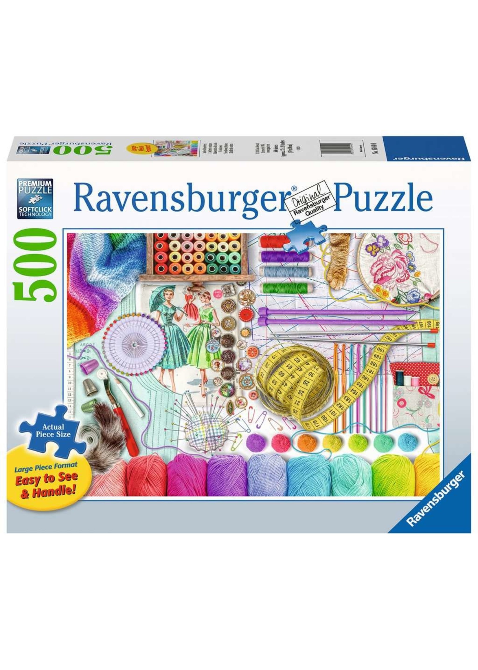 Ravensburger Needlework Station - 500 Piece Puzzle