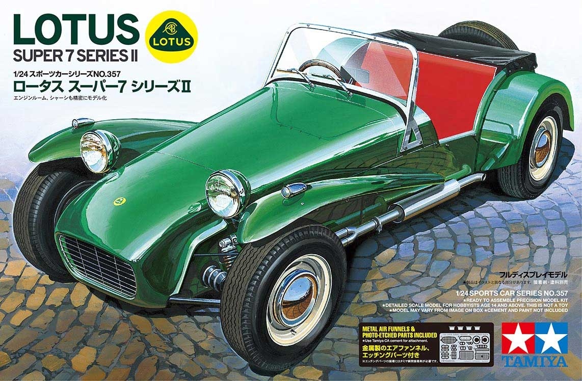 1/24 完成品 タミヤ Lotus 7 Building the TAMIYA 1/24 Lotus Super7 Plastic Model