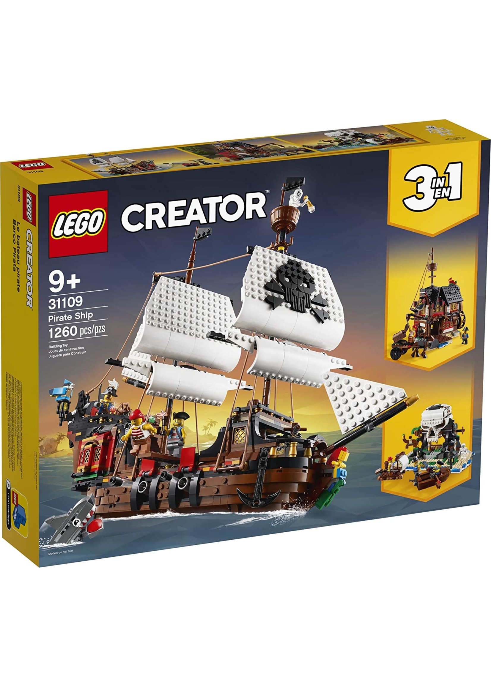 Lego Creator 31109 Pirate Ship Hub Hobby