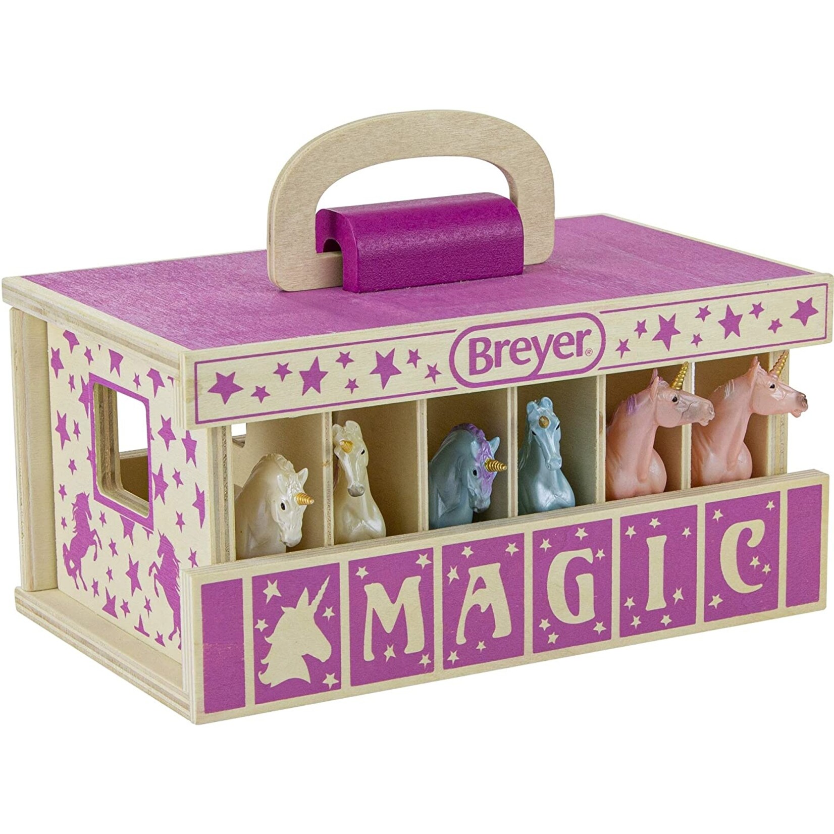 Breyer Unicorn Magic Wooden Stable Playlet
