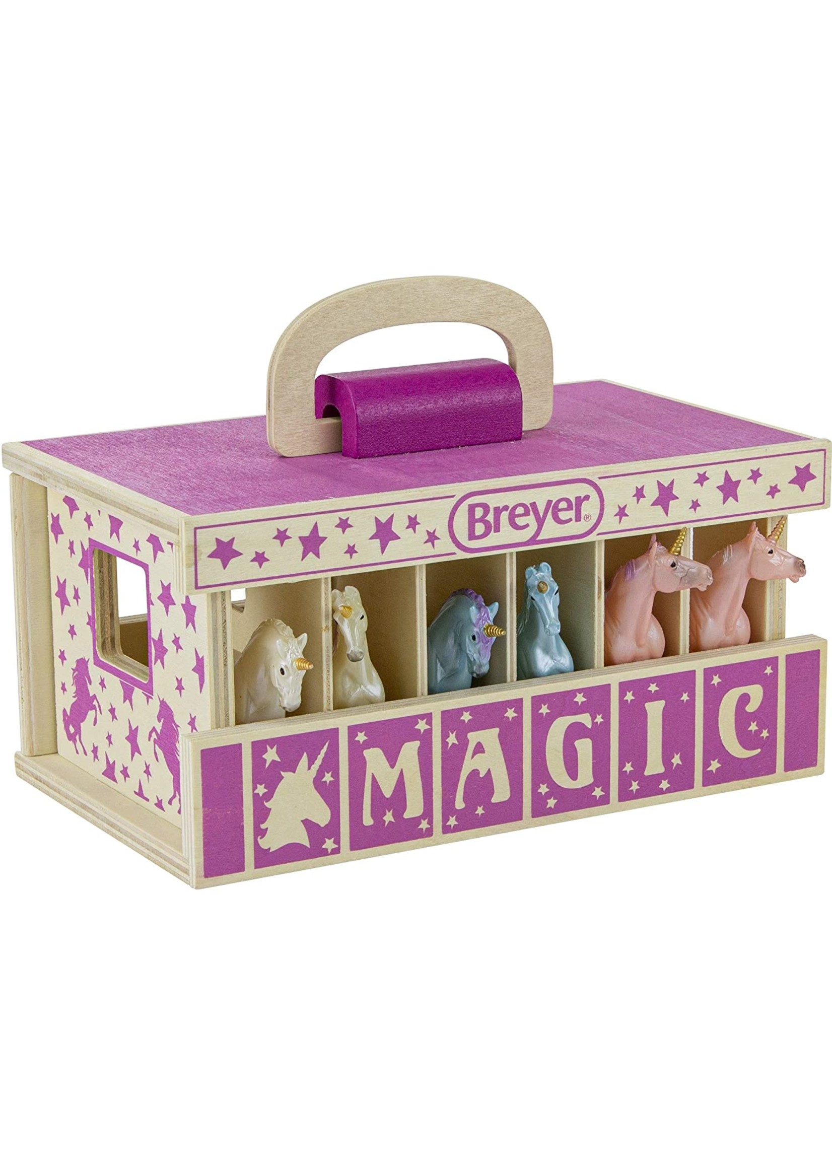 Breyer Unicorn Magic Wooden Stable Playlet