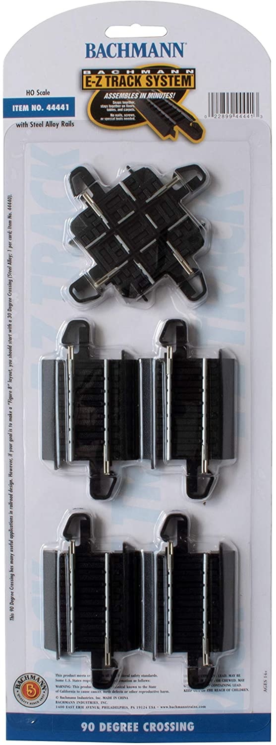 44441 - 90 Degree Crossing HO Scale EZ Track