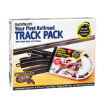 Bachmann 44497 - Steel Alloy First Railroad Track Pack HO Scale EZ Track