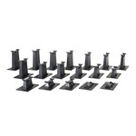 Bachmann 44595 - 18-Piece Graduated Pier Set HO Scale EZ Track