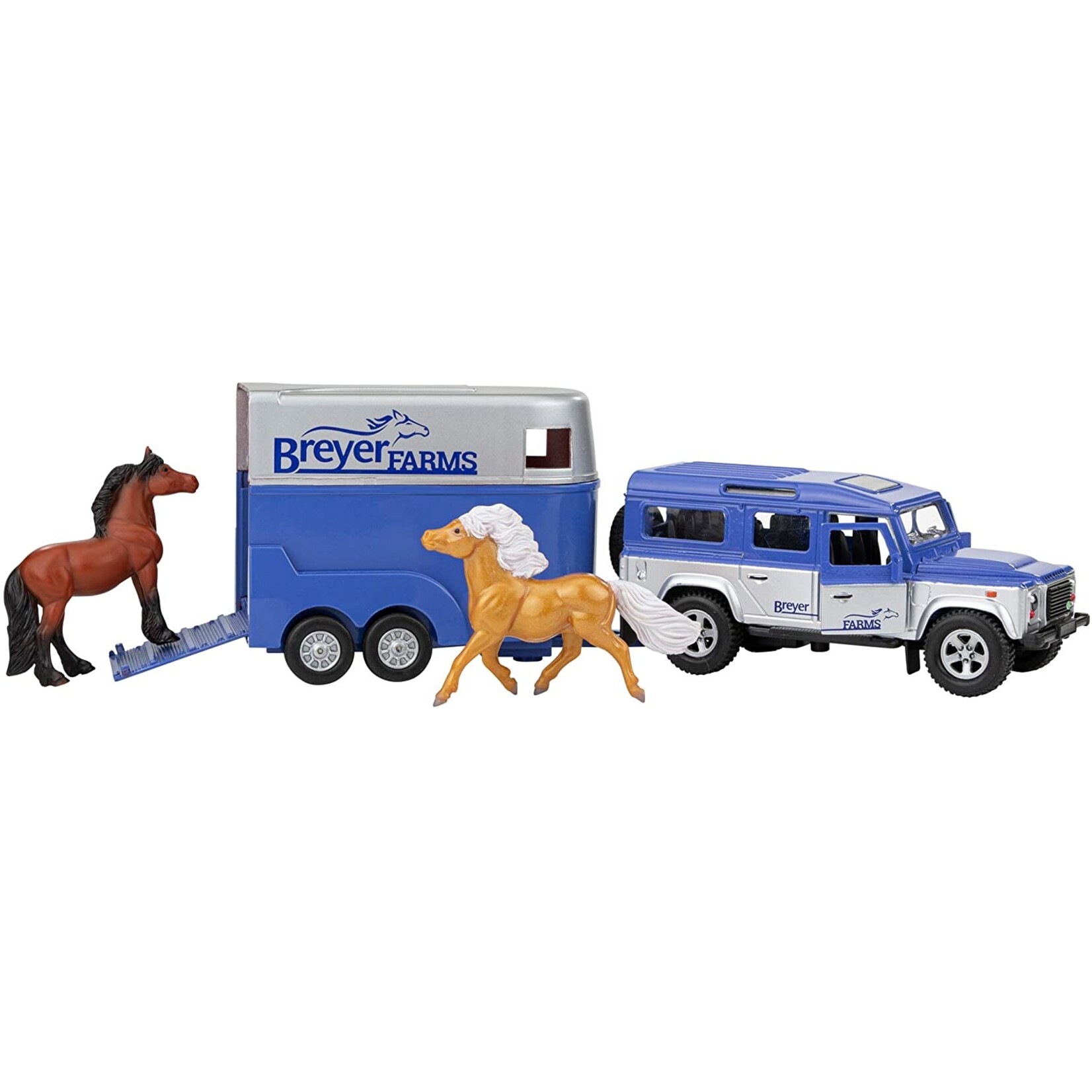 Breyer Land Rover & Tag-a-Long Trailer