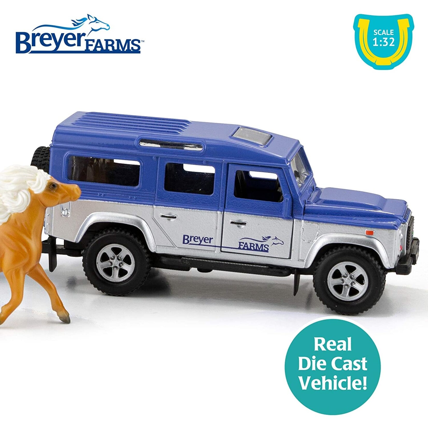 Breyer Land Rover & Tag-a-Long Trailer
