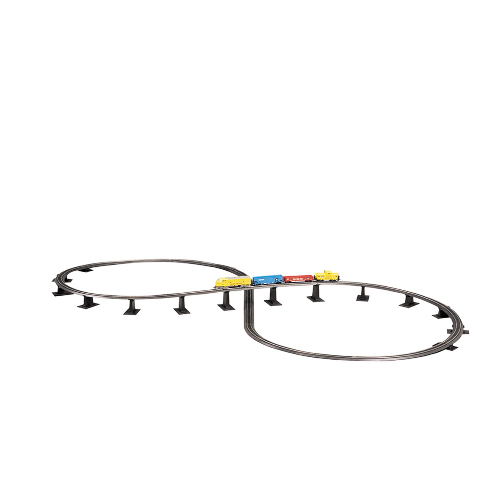 Bachmann 44475 - Steel Alloy Over-Under Figure 8 Track Pack HO Scale EZ Track