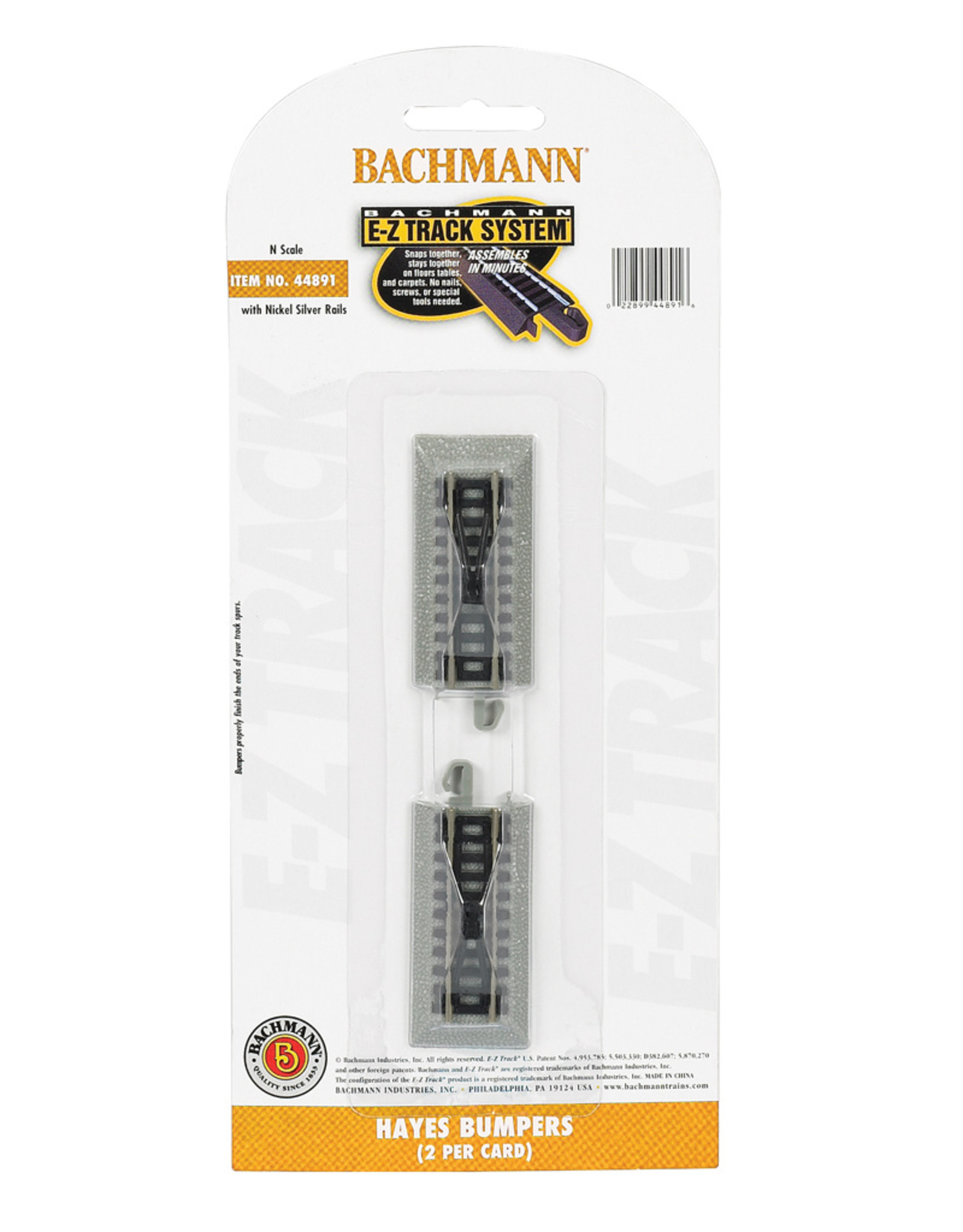Bachmann Thomas Bachmann Trains Snap-Fit E-Z Track Hayes Bumpers (2/Carte Bachmann Train Set - Foto 12