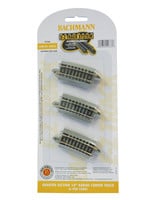 Bachmann 44833 - Quarter Section 14" Radius Curved Track - N Scale EZ Track