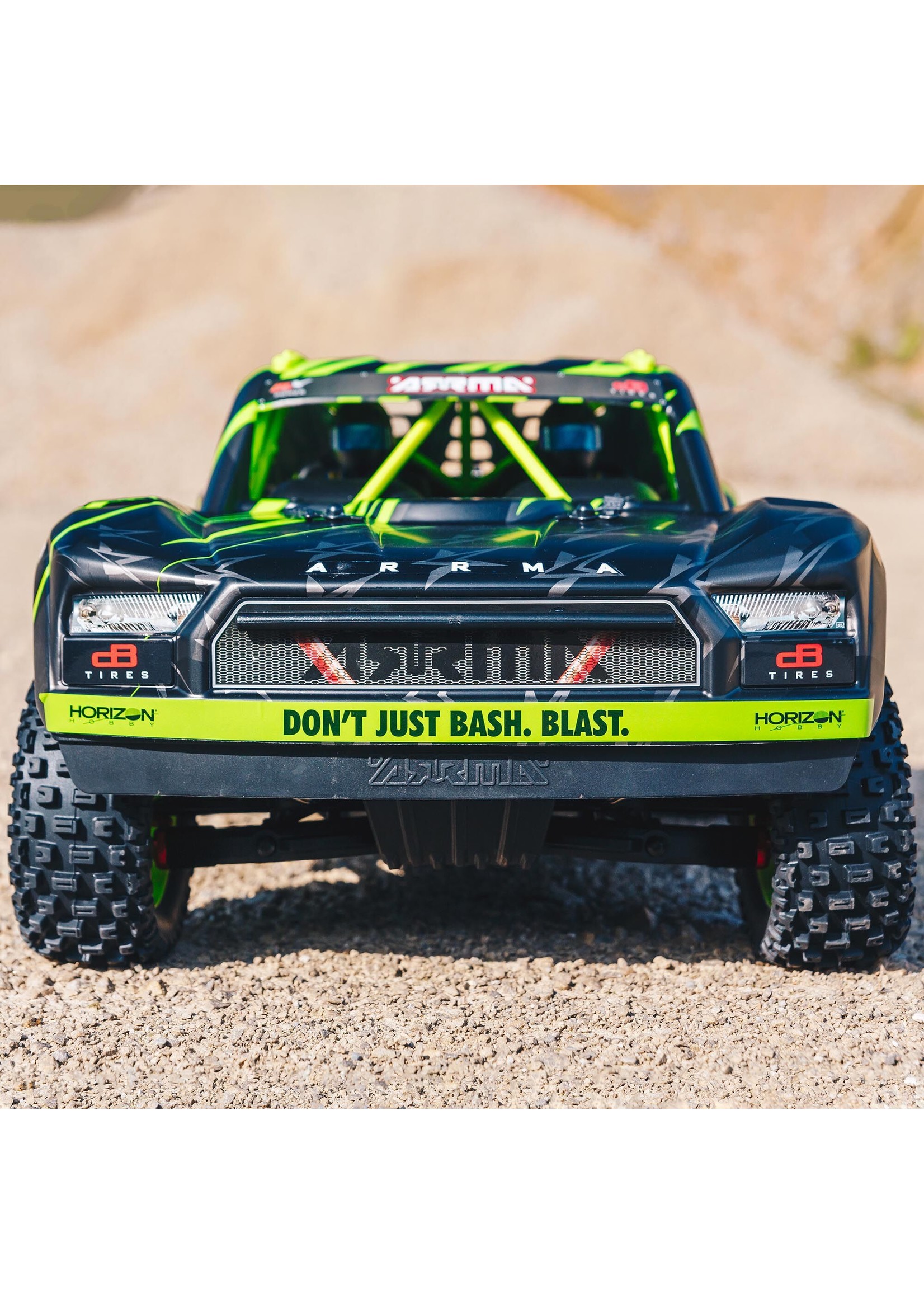 Arrma 1/7 MOJAVE 6S V2 4WD BLX Desert Truck with Spektrum Firma RTR - Green/Black