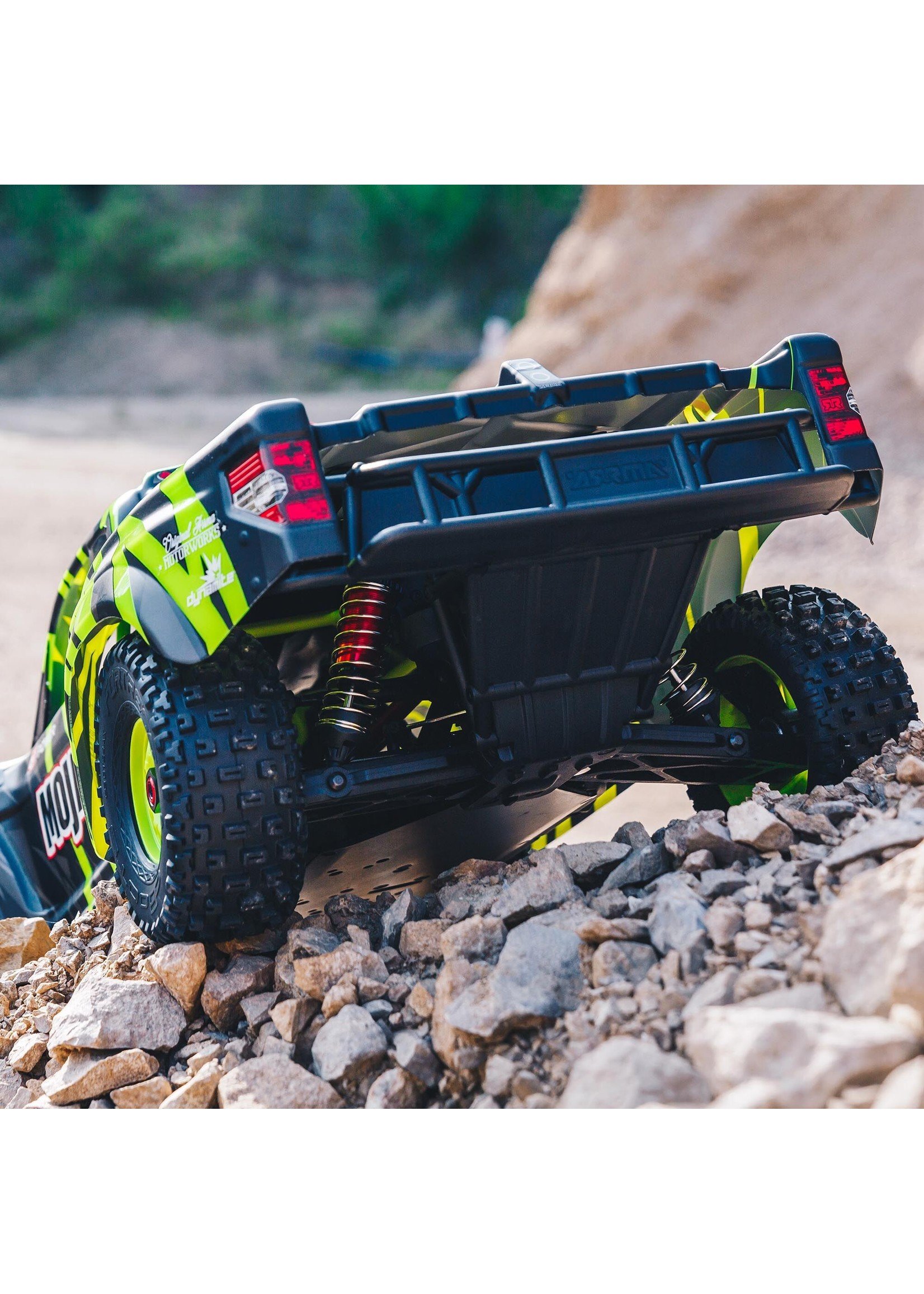 Arrma 1/7 MOJAVE 6S V2 4WD BLX Desert Truck with Spektrum Firma RTR - Green/Black