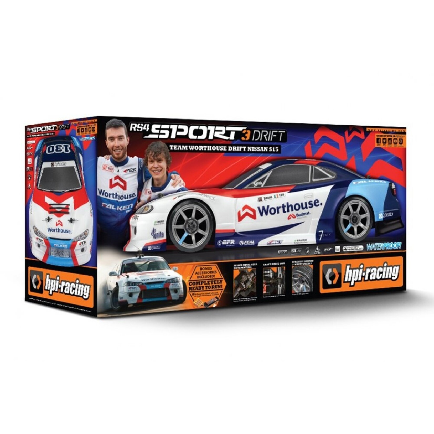 HPI RS4 Sport 3 Drift - James Deane Nissan S15