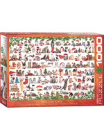 Eurographics Holiday Cats - 1000 Piece Puzzle