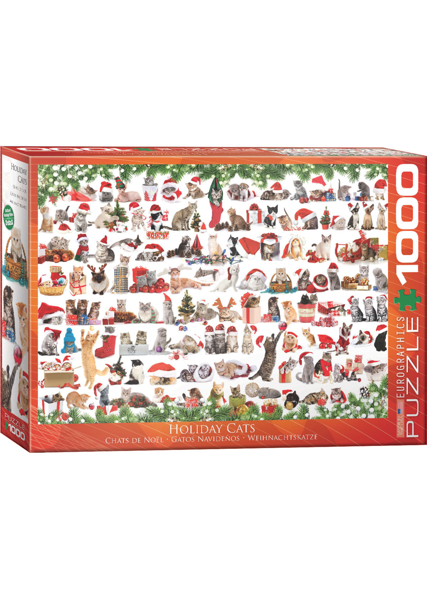 Eurographics Holiday Cats - 1000 Piece Puzzle