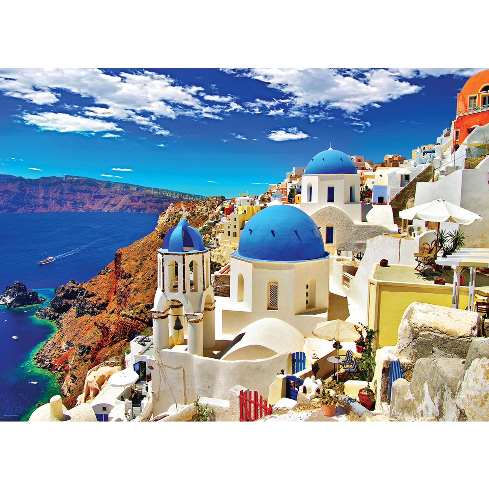 Eurographics Oia Santorini Greece - 1000 Piece Puzzle