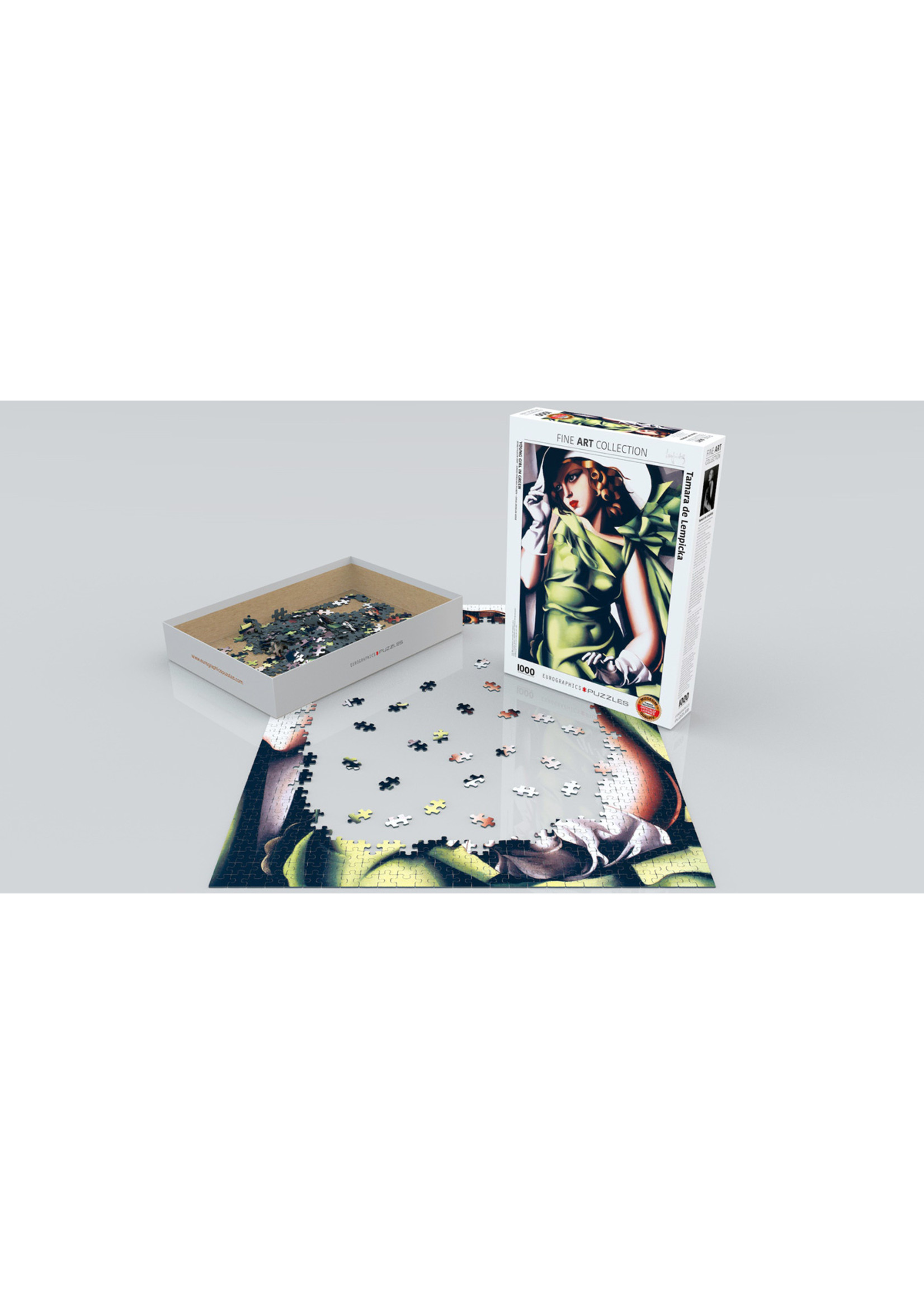 Eurographics Young Girl in Green - 1000 Piece Puzzle