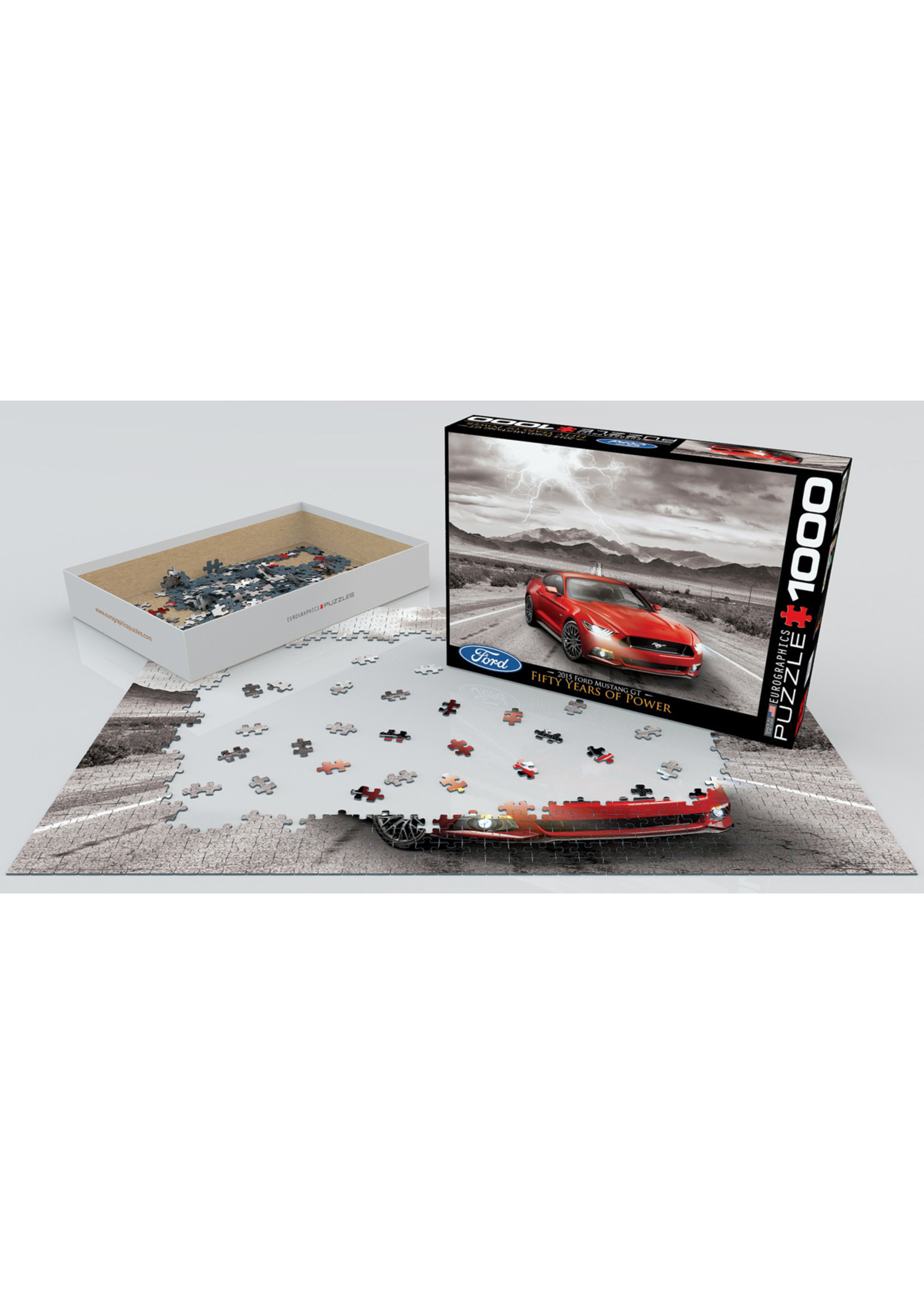 Eurographics 2015 Ford Mustang GT 50 Years of Power - 1000 Piece Puzzle