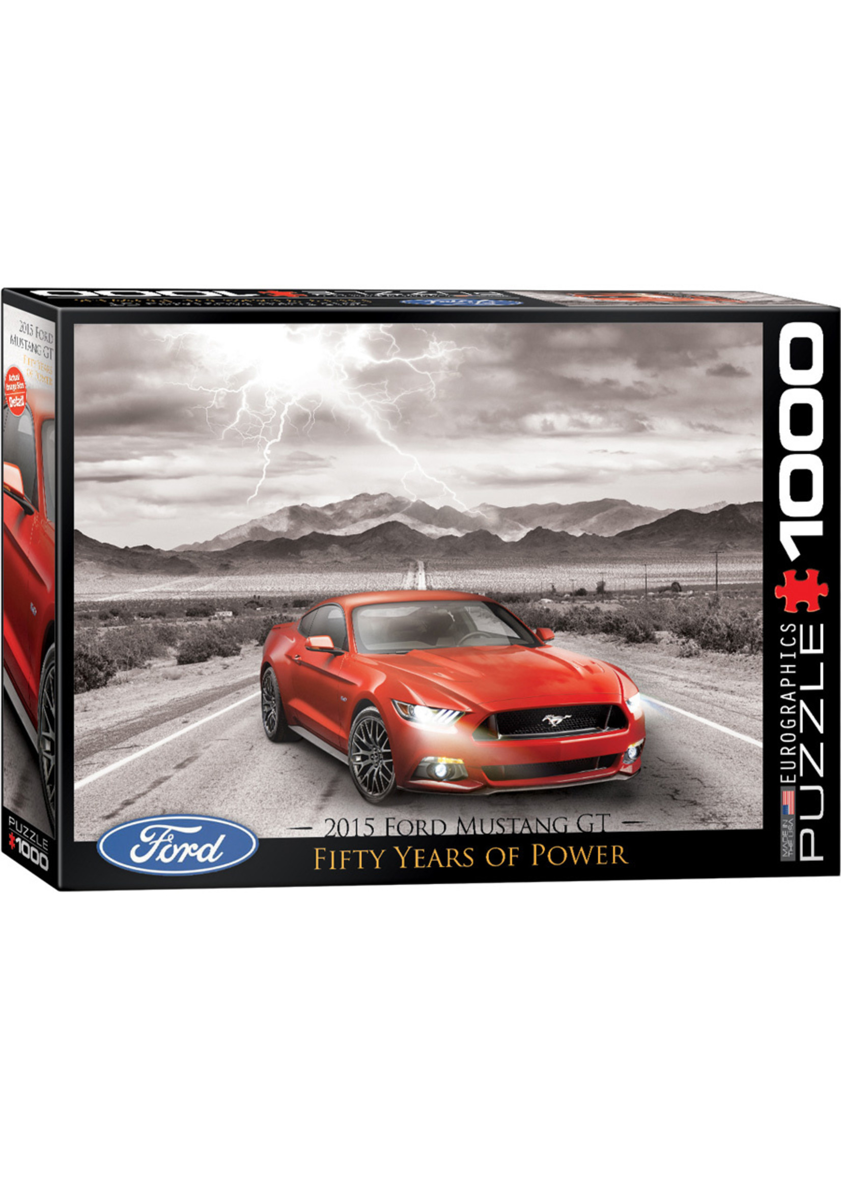 Eurographics 2015 Ford Mustang GT 50 Years of Power - 1000 Piece Puzzle