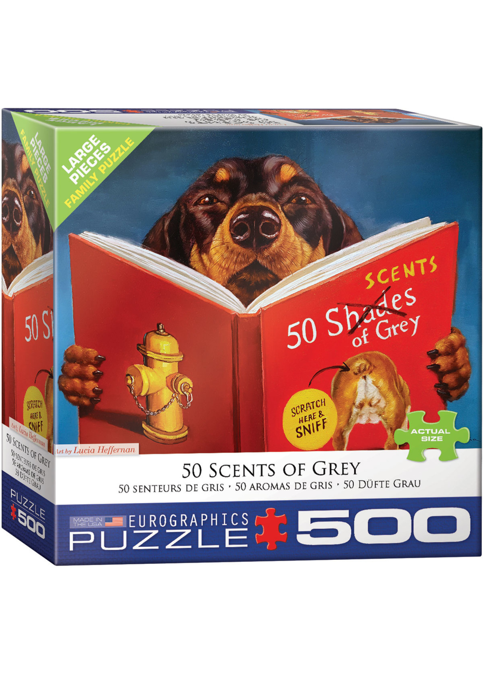 Eurographics 50 Scents of Grey - 500 Piece Puzzle